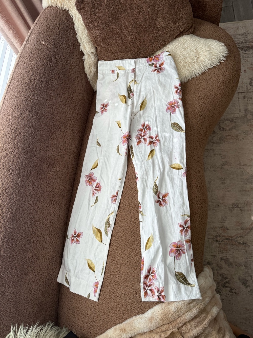 Rangel Floral Print Wide-Leg Pants